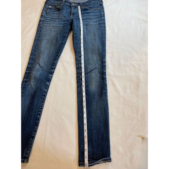 Adriano Goldschmied Womens Jeans Stilt Cigarette Leg BW9681 Cotton Blue Size 25R - Picture 5 of 12